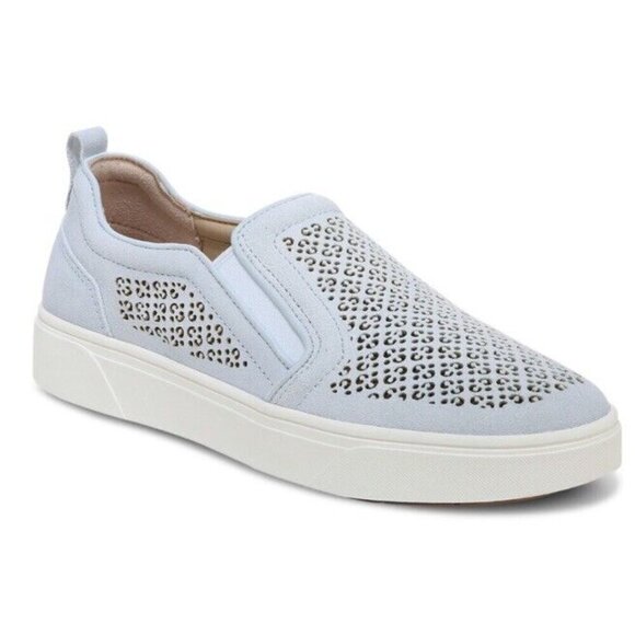 Vionic Kimmie Perf Sneaker Womens 9 Ballard Blue Arch Support New - Picture 1 of 9